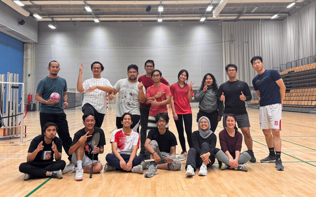 Badminton di Sabtu Sporty PPI Denmark